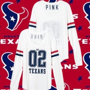 VS PINK Texans Long Sleeve tshirt